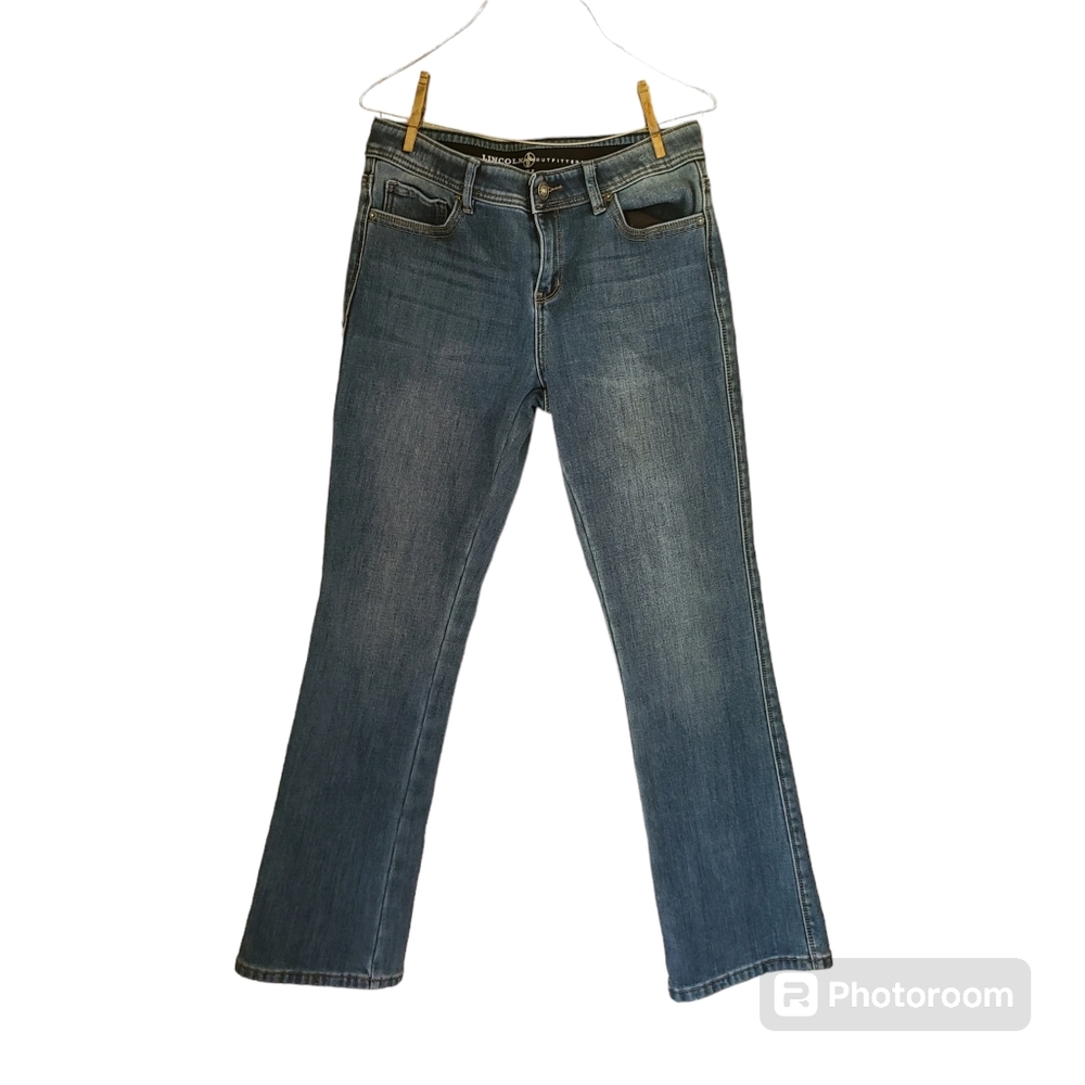 Lincoln Outfitters Fleece Lined Winter Denim Bootcut Size 8 Mid Rise Jeans